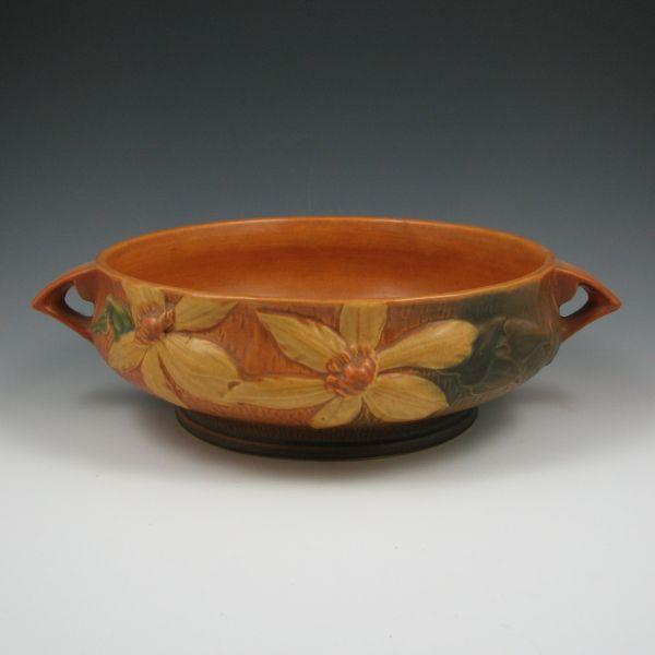 Roseville Clematis console bowl b7220
