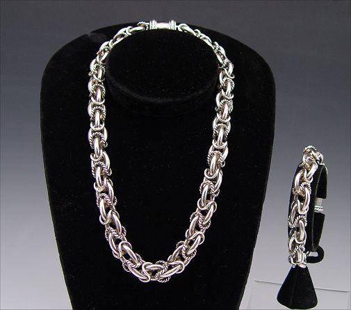 CHUNKY LINK STERLING NECKLACE AND b7f97