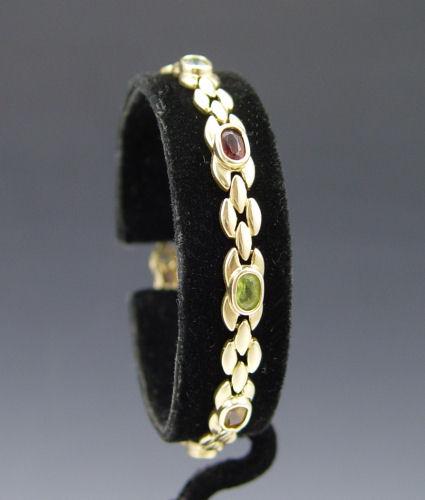 14K MULTI GEMSTONE BRACELET 14K b7f9d