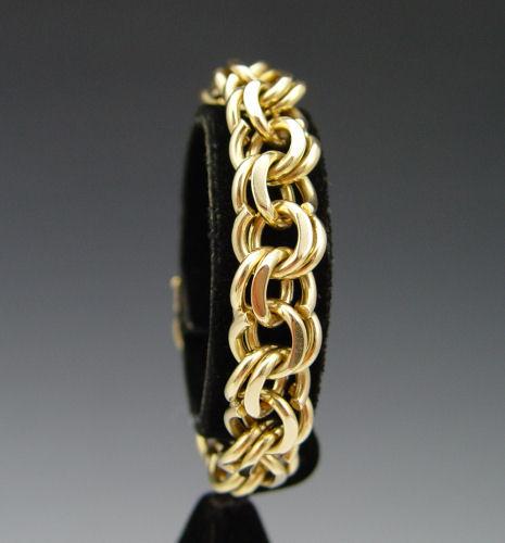 CARTIER 14K LINK BRACELET: 14K