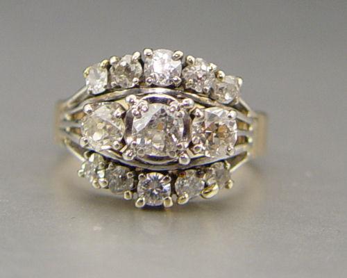 1 75 CT DIAMOND RING 14K yellow b8028