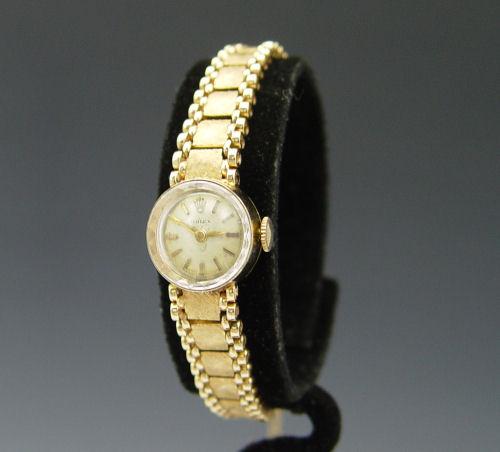 ROLEX LADIES DRESS WATCH 14K yellow b802e