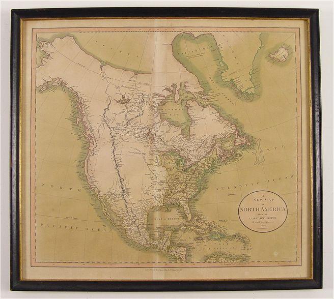 JOHN CARY 1806 A NEW MAP OF NORTH b8065