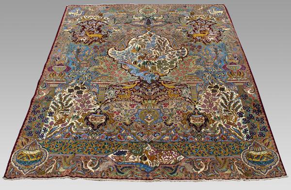 PERSIAN HAND TIED KASHMER RUG  b806e