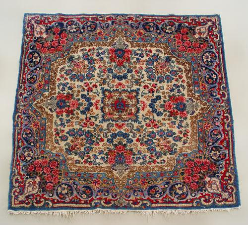 HAND TIED KIRMAN RUG Approx 3 11  b80f6