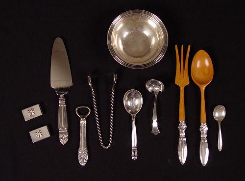 11 PIECE ESTATE STERLING COLLECTION b7e6b