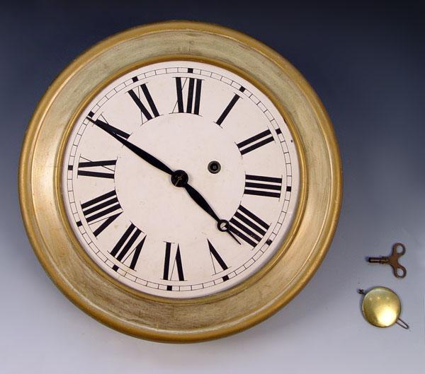 J J W BEALS WOOD DIAL CLOCK  b7ea7