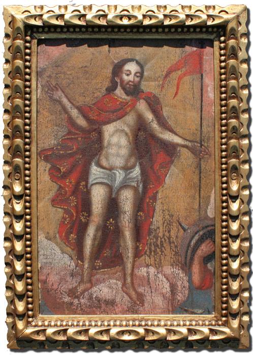 SOUTH AMERICAN JESUS CHRIST Oil Canvas  b84c9