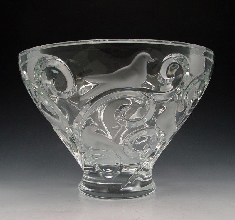 LARGE LALIQUE VERONE BIRD DESIGN b84cf