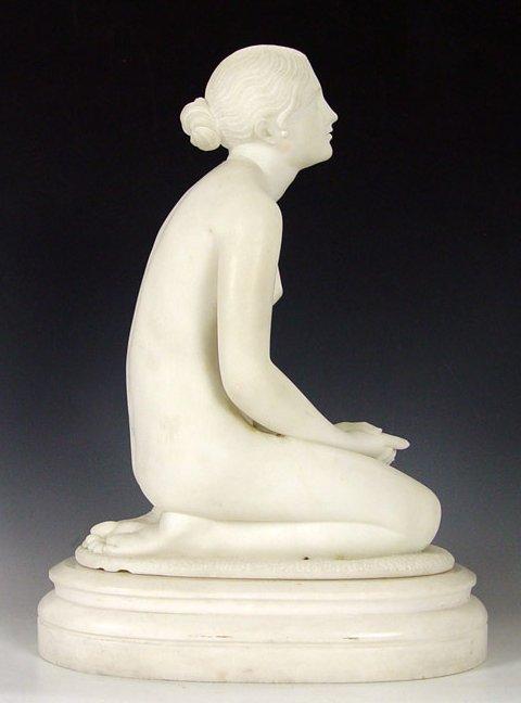 KNEELING NUDE MARBLE AFTER CANOVA  b84da