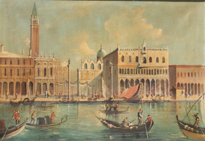 DECORATIVE VENETIAN CANAL SCENE