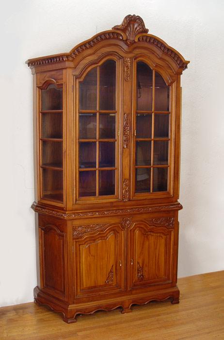 CONTEMPORARY 2 PIECE CHINA CABINET  b8531