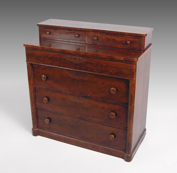 EMPIRE PERIOD 2 OVER 4 DRAWER FRAME b8551