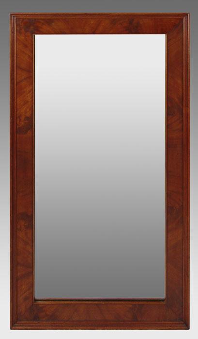 19th C OGEE FRAMED MIRROR SIGNED