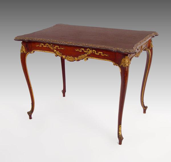 19TH C FRENCH PARCEL GILT CARVED b8573