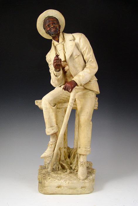 19TH CENTURY ''UNCLE TOM'' PLASTER