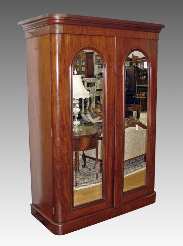 LATE 19TH C EMPIRE ARMOIRE WITH b859d