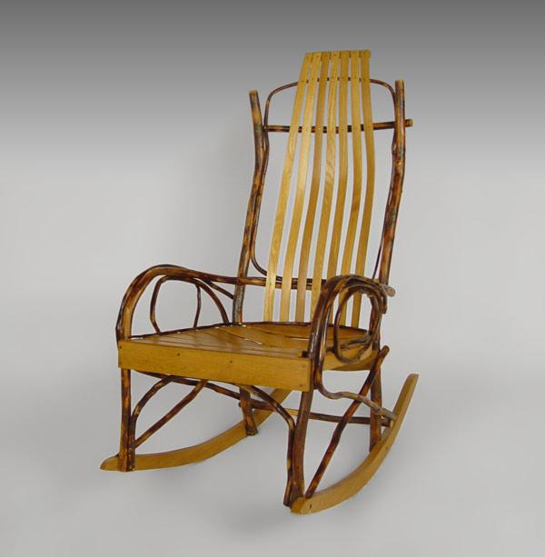 BENTWOOD HICKORY AND ASH ROCKER  b8637