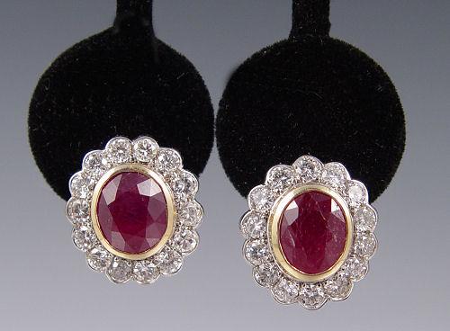 18K AND PLATINUM RUBY DIAMOND b8cc1