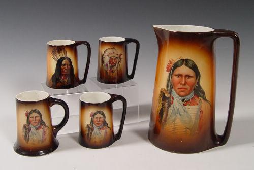 5 PIECE WARWICK IOGA INDIAN PORTRAIT