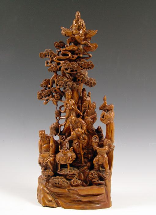 TURN OF THE CENTURY CHINESE CARVED b8f06