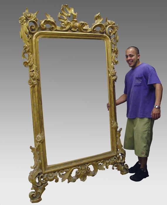 GOLD GILT PARLOR MIRROR FRAME  b8f24