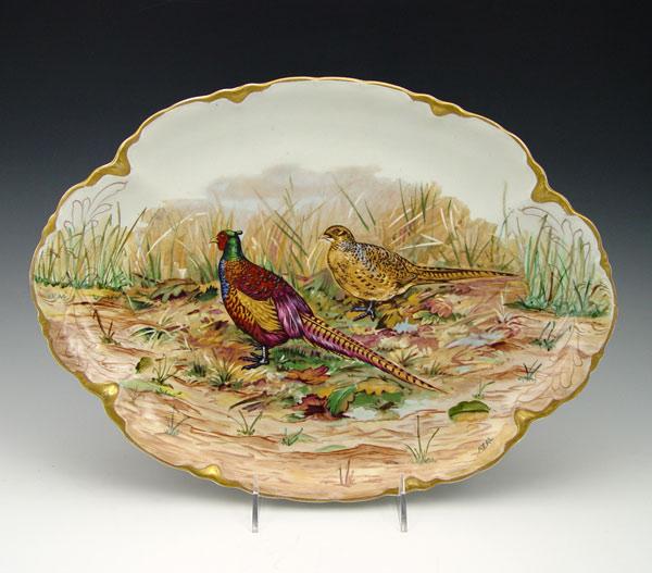 WARWICK DINNERWARE PHEASANT PLATTER: