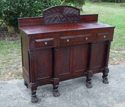 AMERICAN EMPIRE PERIOD SIDEBOARD: