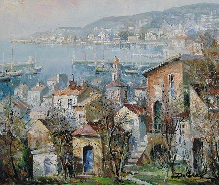 DELARUE, Lucien, (French, 1925-): Port