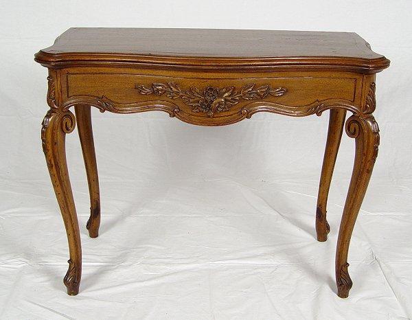 MID 20TH C CARVED EXTENSION TABLE  b901c