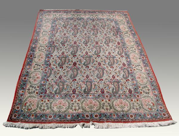 HAND TIED QUM RUG Approx 7 3  b9072