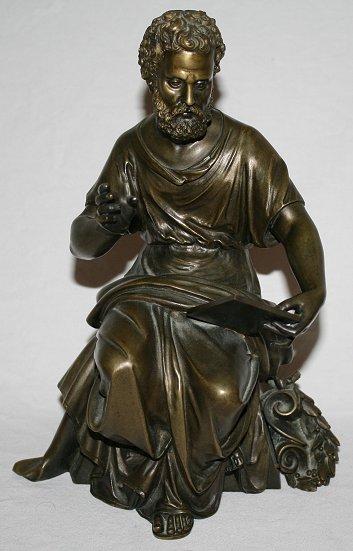 PILET, Leon, (French, 1836-1916): Socrates,