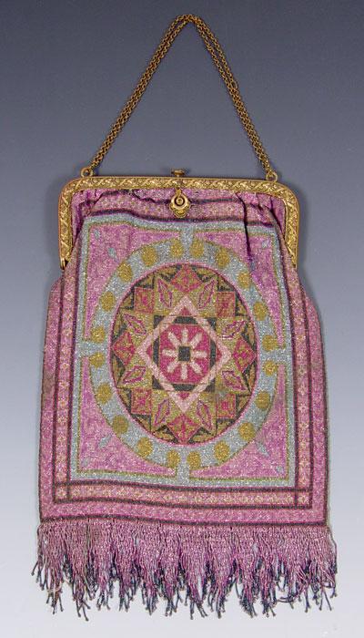 LARGE BEADED PURSE: The largest