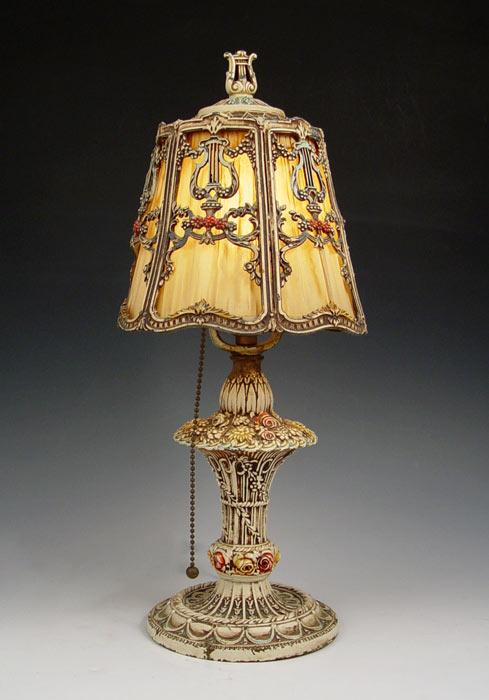 VINTAGE BOUDOIR LAMP Original b8d0e