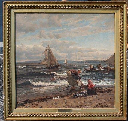 MUSEUM COPY OF H. GUDE PAINTING: