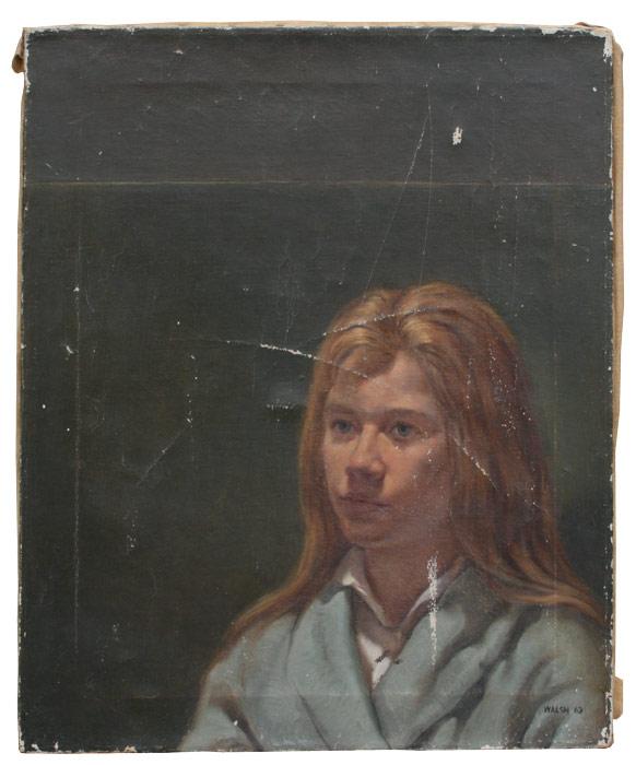 REALIST PAINTING OF A YOUNG GIRL b8d5d