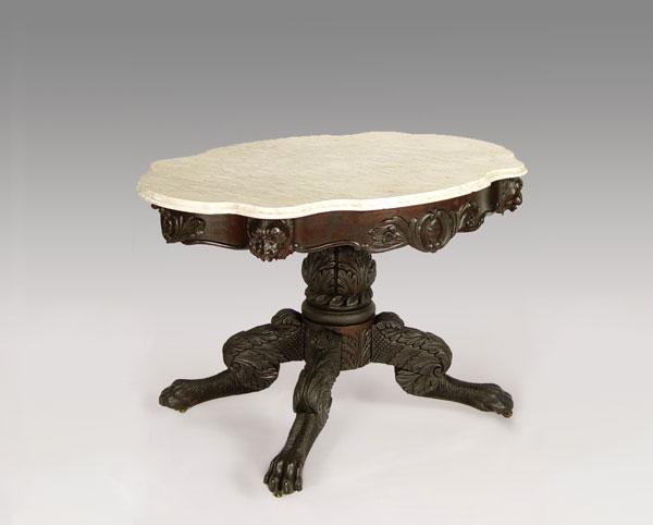 VICTORIAN TURTLE TOP TABLE: Victorian