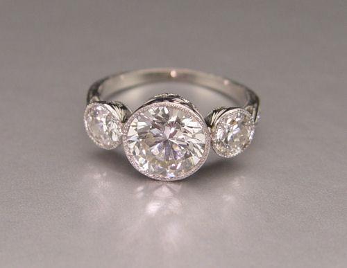 A STUNNING PLATINUM 3CT DIAMOND b8dbd