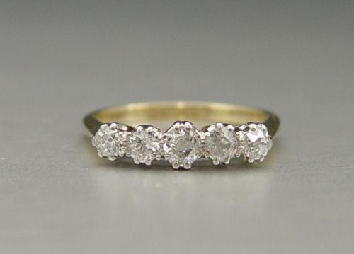 EDWARDIAN 18K & PLATINUM DIAMOND