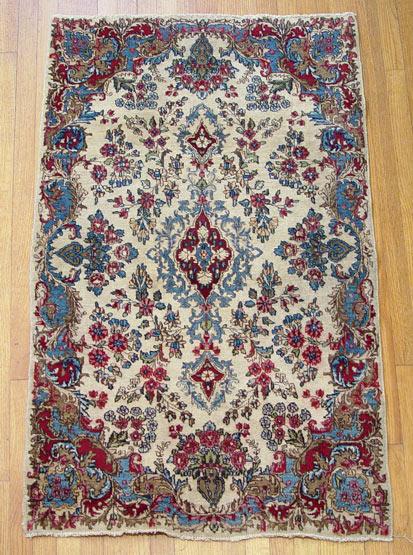 ANTIQUE HAND TIED KIRMAN RUG Approx  b8e0f