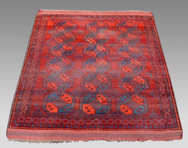 RED GROUND BOKARA RUG 12 2  b8e6d