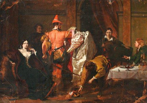 IMPORTANT UNSIGNED PAINTING DEPICTING b936a