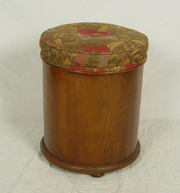 RARE CAMPHOR WOOD CYLINDER SHAPED CHAMBER