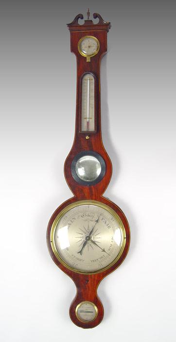 J CREMONINI VICTORIAN WHEEL BAROMETER  b93d3