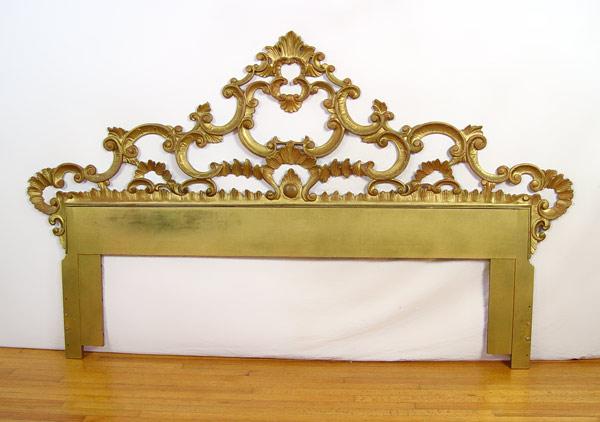 ORNATE GILT IRON HEADBOARD 54 b93e7