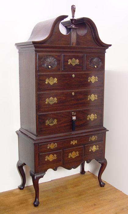 HENKEL HARRIS MAHOGANY HIGHBOY b9423