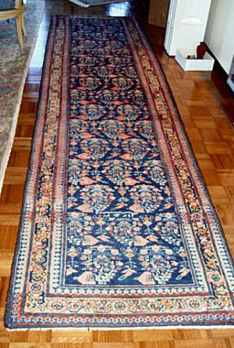 SIGNED HAND TIED FINE HAMADAN CARPET b9209