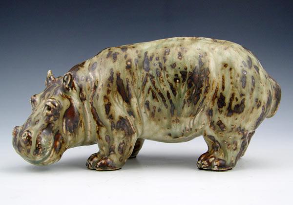 KNUD KYHN FOR ROYAL COPENHAGEN HIPPOPOTAMUS