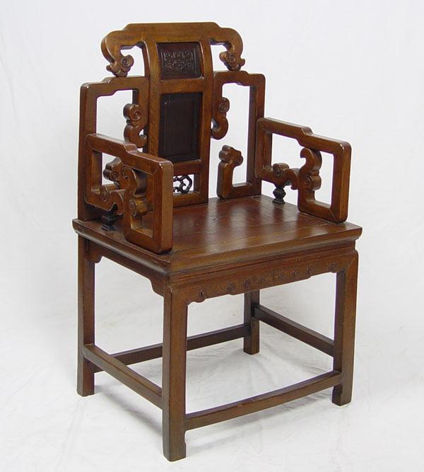 LATE 19TH C CHINESE ARM CHAIR  b9260