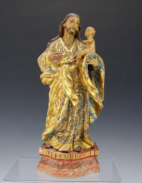 ITALIAN GOLD GILT JOSEPH AND BABY